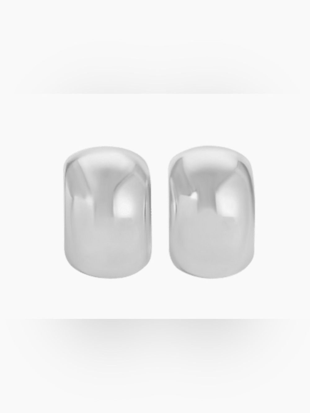 Heaven Mayhem Ky Hoop Smooth Earrings Silver
NIB